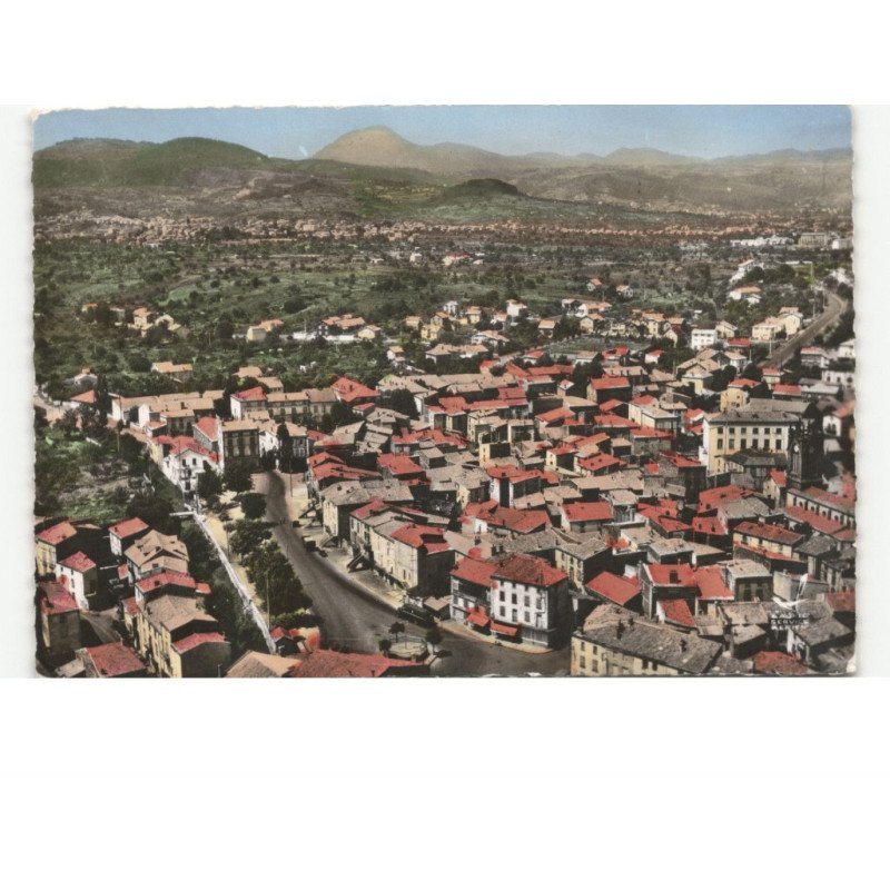 AUBIERE: place des ramacles vue aérienne 10x15 - très bon état