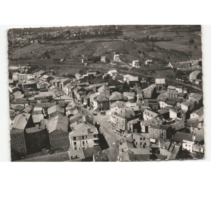 BRASSAC-les-MINES: le centre vue aérienne 10x15 - état