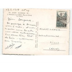 BRASSAC-les-MINES: le centre vue aérienne 10x15 - état