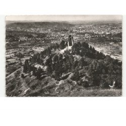 CEYRAT: ruines du château de montrognon vue aérienne 10x15 - très bon état