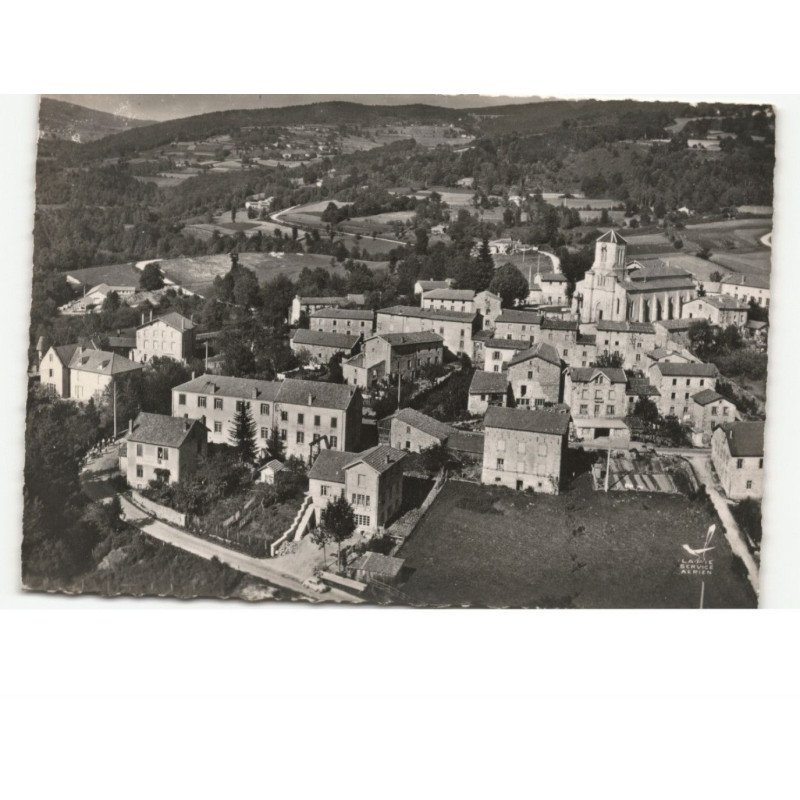 LE BRUGERON: vue générale vue aérienne 10x15 - très bon état