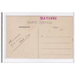 BAYONNE : depuis neuf ans, a l'hopital! enfin,ce cher cardinal, avec le brouillard matinal (surréaliste) - tres bon etat