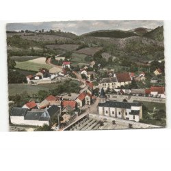 CHATEAUNEUF-les-BAINS: l'église de la chaux vue aérienne 10x15 - très bon état