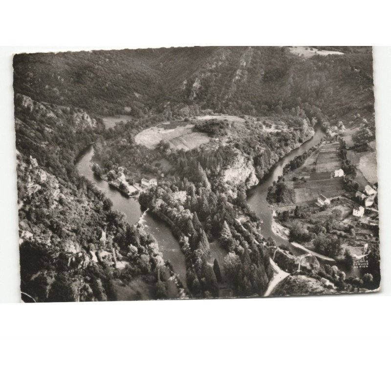 CHATEAUNEUF-les-BAINS: presqu'ile de saint-cyr vue aérienne 10x15 - très bon état