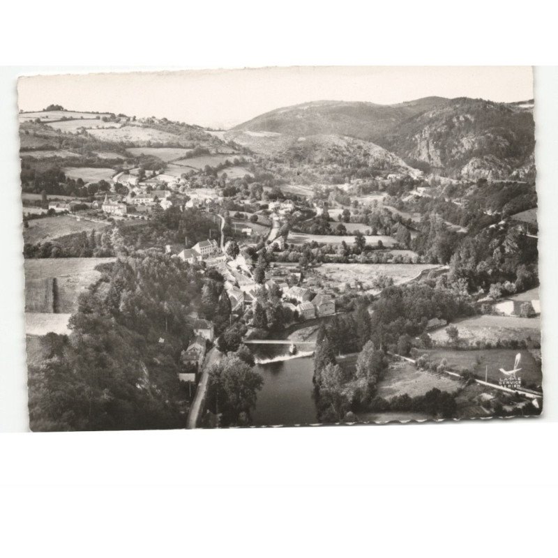 CHATEAUNEUF-les-BAINS: vue générale vue aérienne 10x15 - très bon état