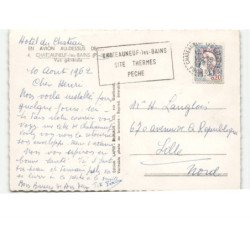 CHATEAUNEUF-les-BAINS: vue générale vue aérienne 10x15 - très bon état