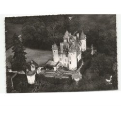 COURPIERE: château de la barge vue aérienne 10x15 - très bon état