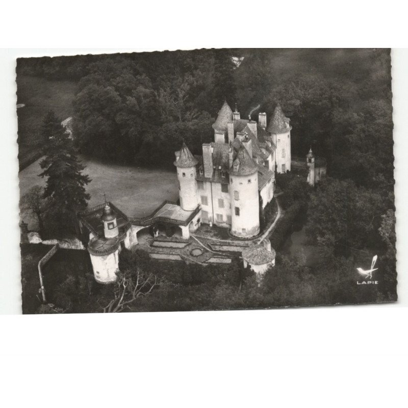 COURPIERE: château de la barge vue aérienne 10x15 - très bon état