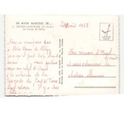 LATOUR-D'AUVERGNE: la vierge de natzy vue aérienne 10x15 - très bon état
