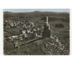 LATOUR-D'AUVERGNE: cure d'air et de repos notre-dame de natzy vue aérienne 10x15 - très bon état