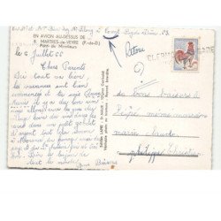 MARTRES-de-VEYRE: pont de mirefleurs vue aérienne 10x15 - très bon état