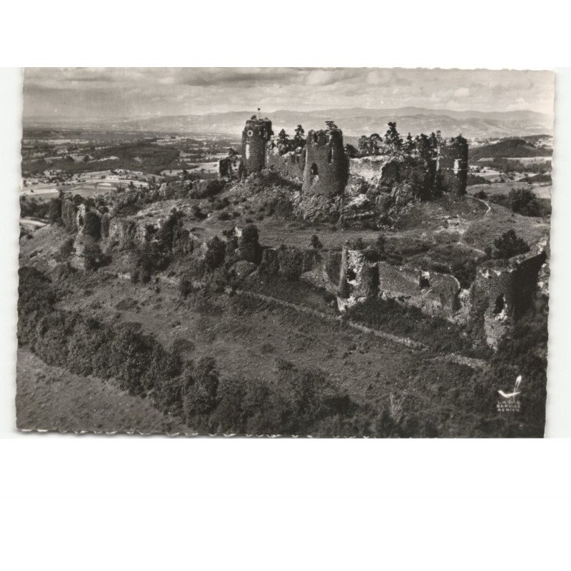 MAUZUN: le château vue aérienne 10x15 - très bon état