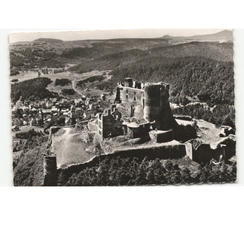MUROL: ruines du château vue aérienne 10x15 - état