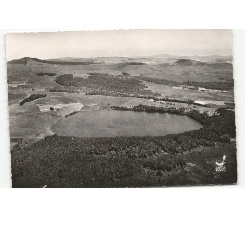 PICHERANDE: lac chauvert vue aérienne 10x15 - très bon état