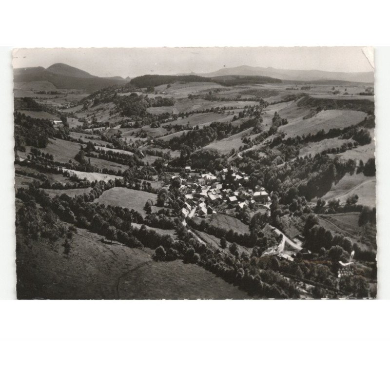 ORCIVAL: vue générale vue aérienne 10x15 - état