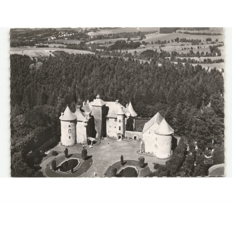 ORCIVAL: le château de cordes vue aérienne 10x15 - très bon état