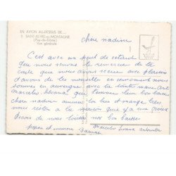 SAINT-ALYRE-es-MONTAGNE: vue générale vue aérienne 10x15 - très bon état