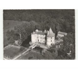 SAINT-DIER: château des martinanches vue aérienne 10x15 - très bon état