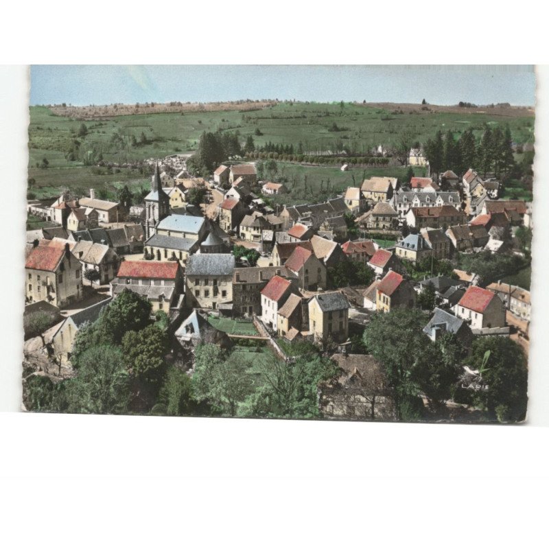 SAINT-SAUVES-D'AUVERGNE: vue générale vue aérienne 10x15 - très bon état