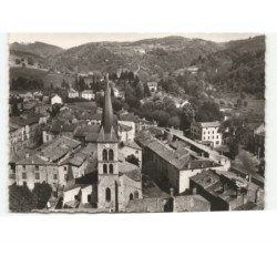 SAUXILLANGES: l'église vue aérienne 10x15 - très bon état