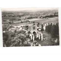 VERTAIZON: ruines de l'ancienne église vue aérienne 10x15 - très bon état