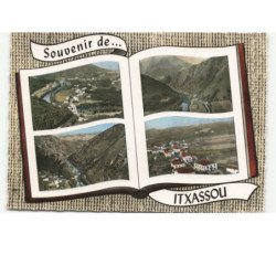 ITXASSOU: souvenir... 4 vues vue aérienne 10x15 - très bon état