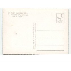 VIVEROLS: place de l'église vue aérienne 10x15 - très bon état
