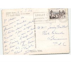ANGLET: les falaises et la chambre d'amour vue aérienne 10x15 - très bon état