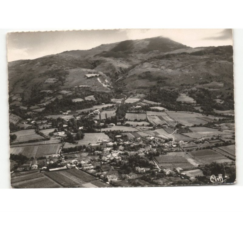 ASCAIN: vue générale et la rhune vue aérienne 10x15 - très bon état
