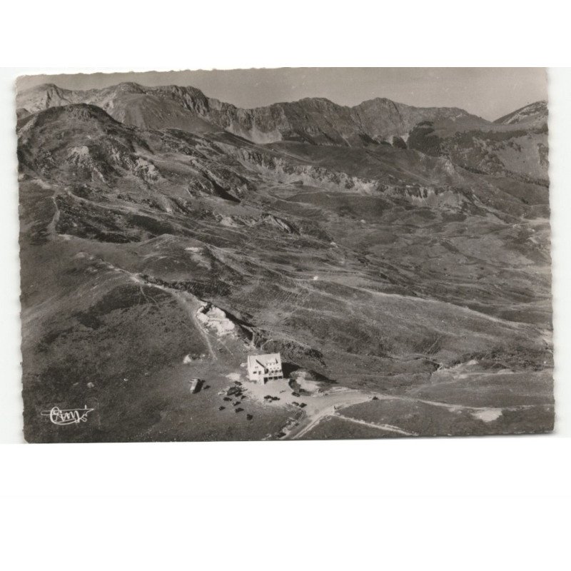 PYRENES-ATLANTIQUES: col d'aubisque, la descente vers argeles vue aérienne 10x15 - très bon état
