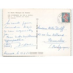 PYRENES-ATLANTIQUES: col d'aubisque, la descente vers argeles vue aérienne 10x15 - très bon état