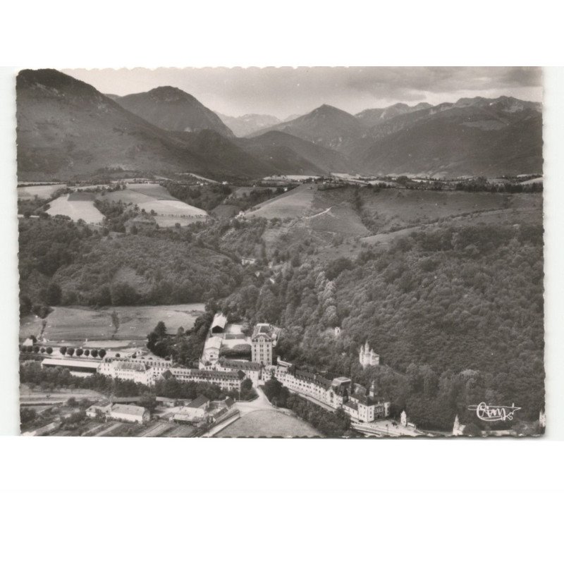 BETHARRAM: vue générale vers les pyrénées vue aérienne 10x15 - très bon état