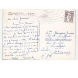 BETHARRAM: restaurant et la sortie des grottes vue aérienne 10x15 - très bon état
