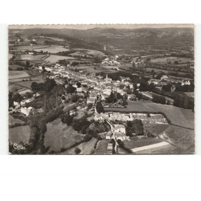 BIDACHE: vue panoramique vue aérienne 10x15 - très bon état