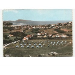 BIDART: vue générale et le camping E.D.F. vue aérienne 10x15 - très bon état