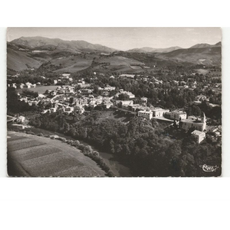 CAMBO-les-BAINS: vue générale vue aérienne 10x15 - très bon état
