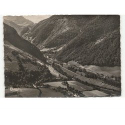 ESCOT: le pont et l'entrée des gorges d'escot vue aérienne 10x15 - très bon état