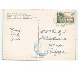 GABAS: pic de la sagette station supérieur du téléphérique vue aérienne 10x15 - état