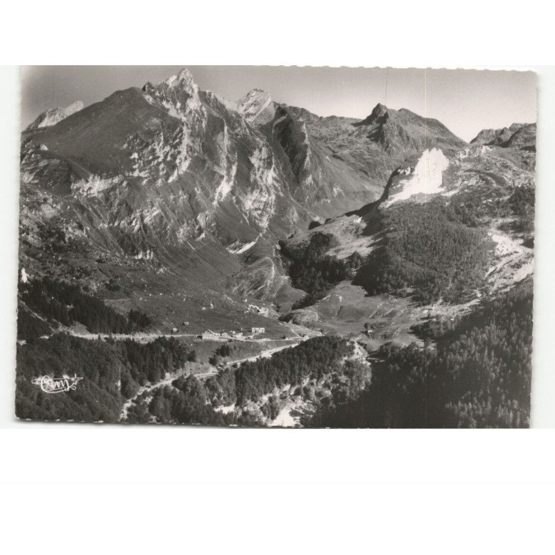 GOURETTE: col de tortes vue aérienne 10x15 - très bon état