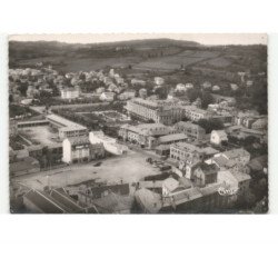 FIGEAC: vue générale vue aérienne 10x15 - très bon état