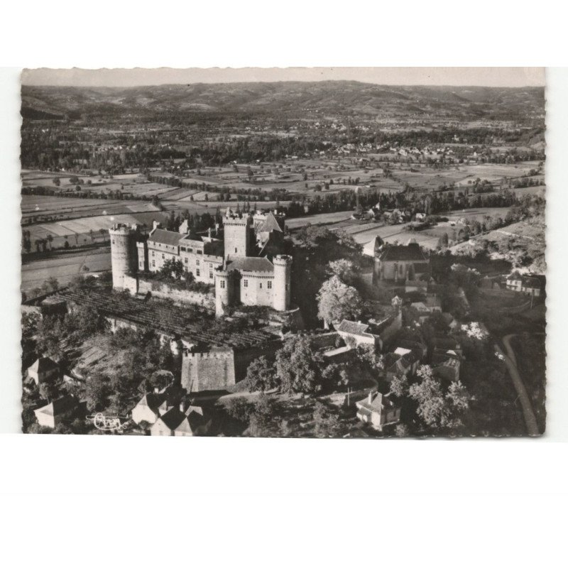 CASTELNAU: château vue aérienne 10x15 - très bon état