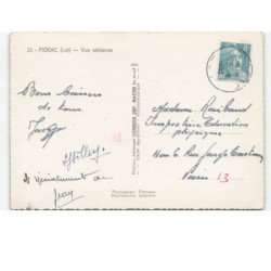 FIGEAC: vue aérienne 10x15 - très bon état