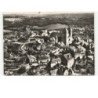 GOURDON: vue générale vue aérienne 10x15 - très bon état