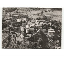 GOURDON: vue générale vue aérienne 10x15 - très bon état