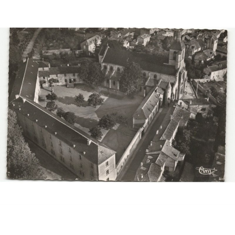 FIGEAC: collège champallion vue aérienne 10x15 - très bon état