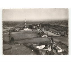 LABASYIDE du HAUT-MONT: station d'émisson au 1er plan, l'hôtel-pension vermeil vue aérienne 10x15 - état