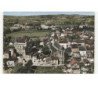 LACAPELLE-MARIVAL: le château, l'église et au fond le collège d'enseignement vue aérienne 10x15 - état