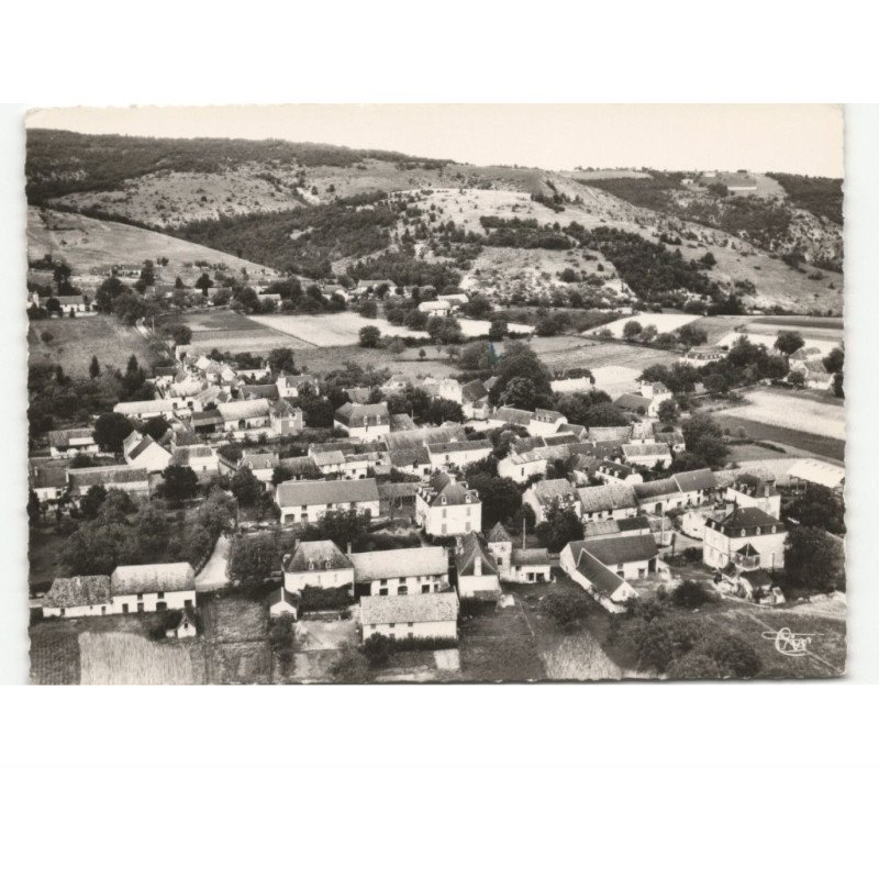 PINSAC: vue générale vue aérienne 10x15 - très bon état