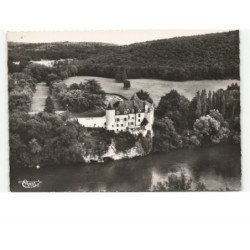 PINSAC: le château de la treyne vue aérienne 10x15 - très bon état