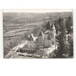 ROCAMADOUR: le château de roumégouse Xe siècle vue aérienne 10x15 - état